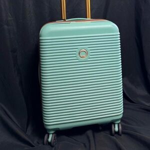 Delsey Freestyle Almond (Teal) Carry-on Suitcase